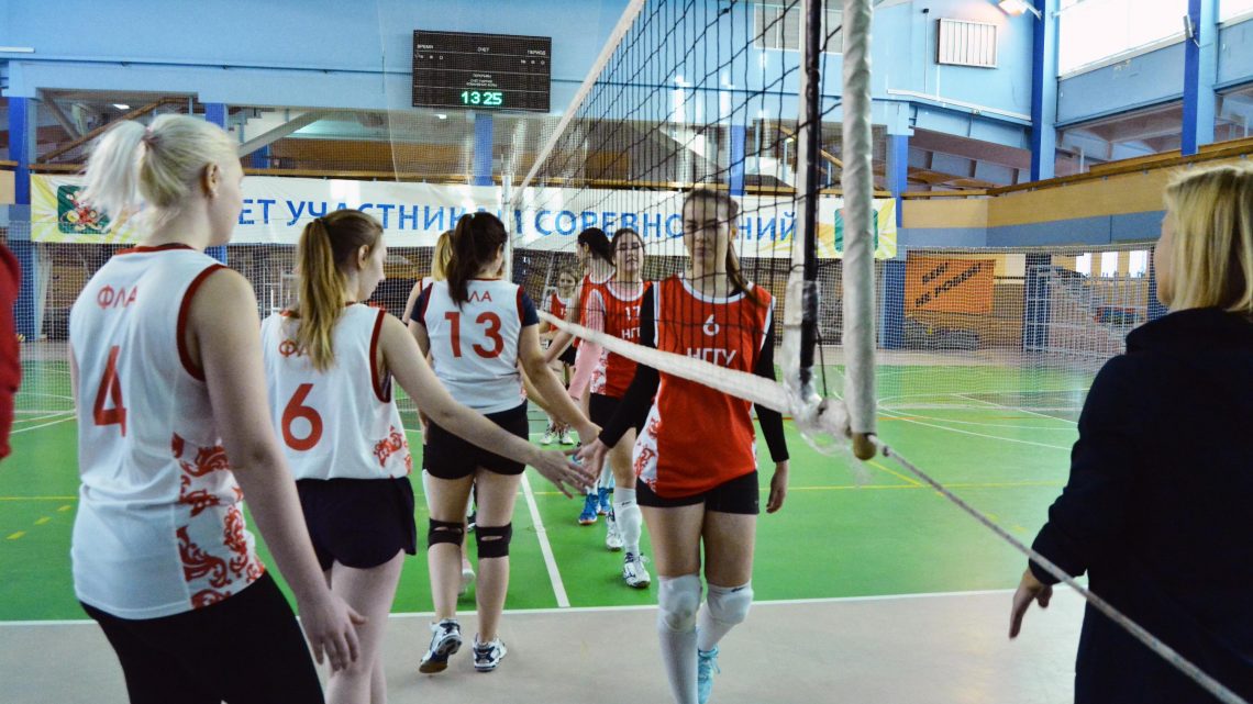 64-ая спартакиада среди факультетов НГТУ по волейболу.