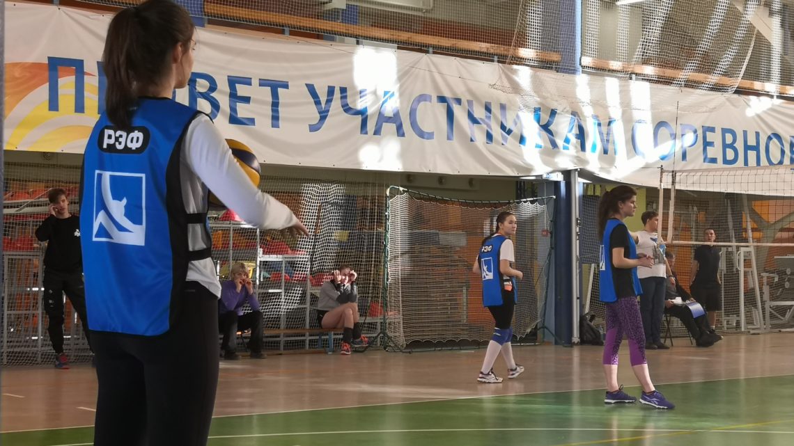 Соревнования по волейболу среди факультетов НГТУ (девушки)
